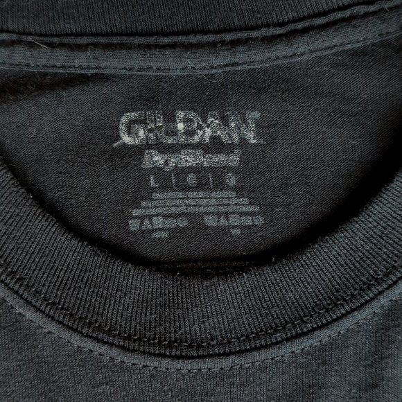 Gildan DryBlend Mossy Oak Camouflage Outdoor LS Crewneck T-Shirt L Black Camo - Picture 4 of 8